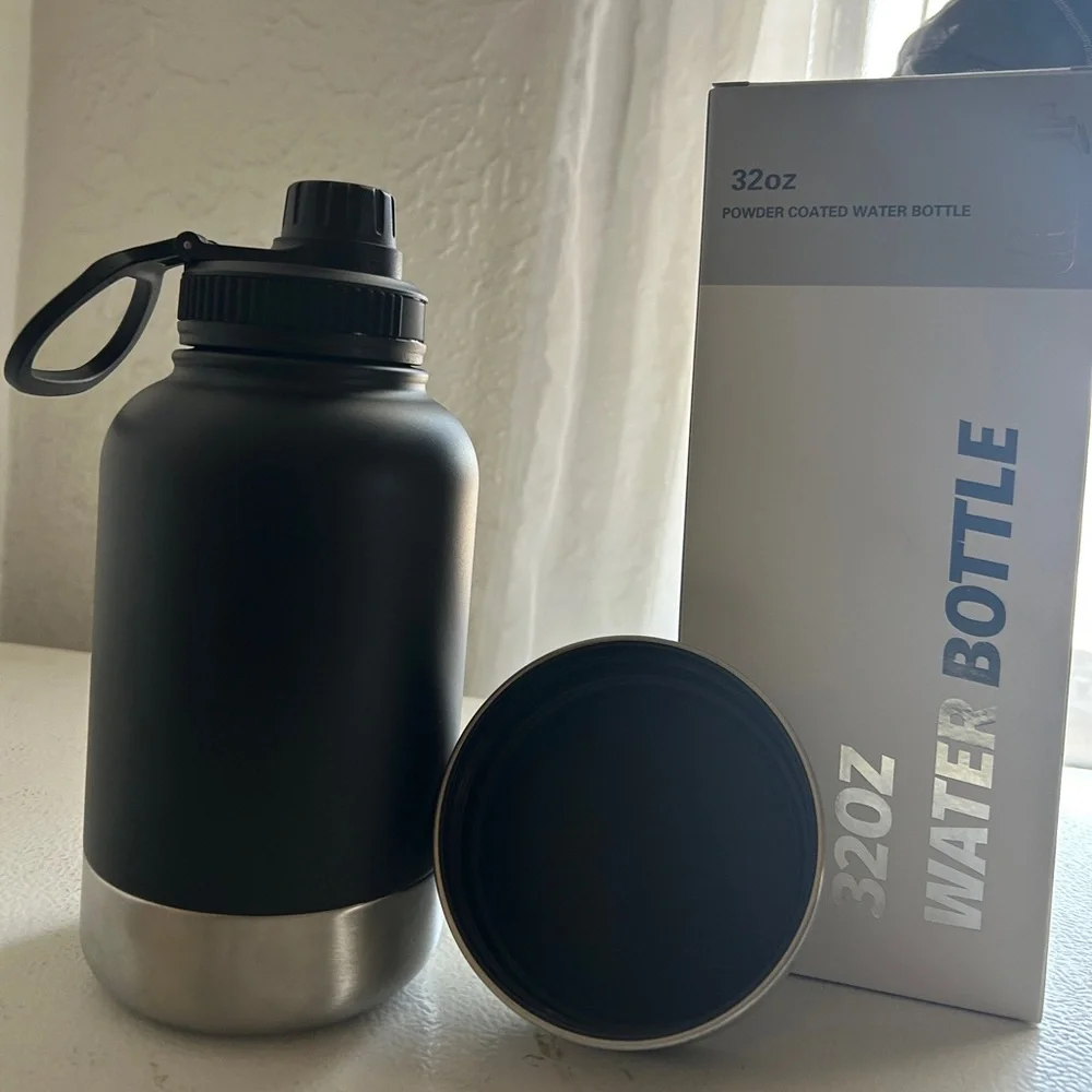 32oz Powder Coated Water Bottle